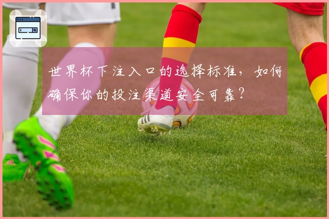 世界杯下注入口的选择标准，如何确保你的投注渠道安全可靠？